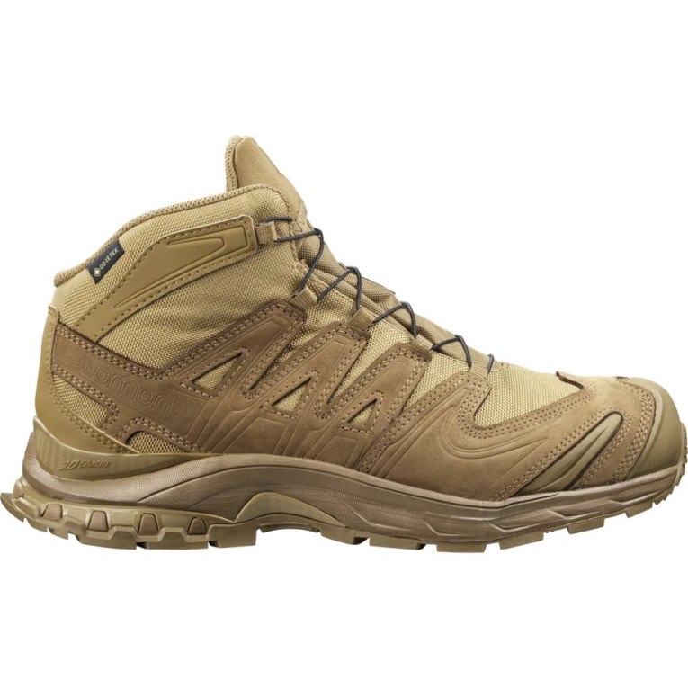 Botas Tácticas Salomon Xa Forces Mid GTX Hombre Marrom | MX JVSG875